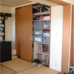 貝塚市で押し入れをクローゼットにする工事を行いました。