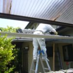 大阪市でカーポートの設置を行いました。